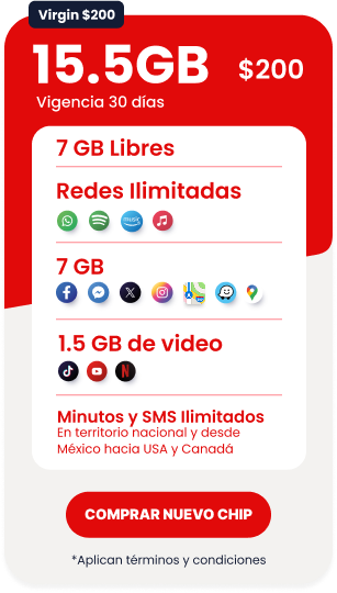 paquete 200 virgin mobile mexico